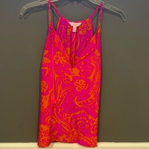 LILLY PULITZER SIZE SMALL SILK TANK